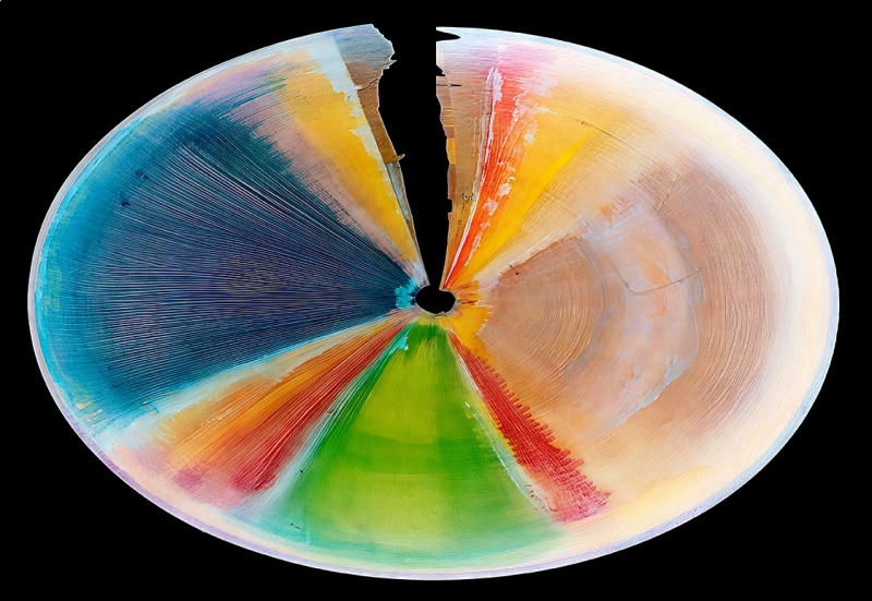 Charlie’s Color Wheel by artist Charlie Kreitler